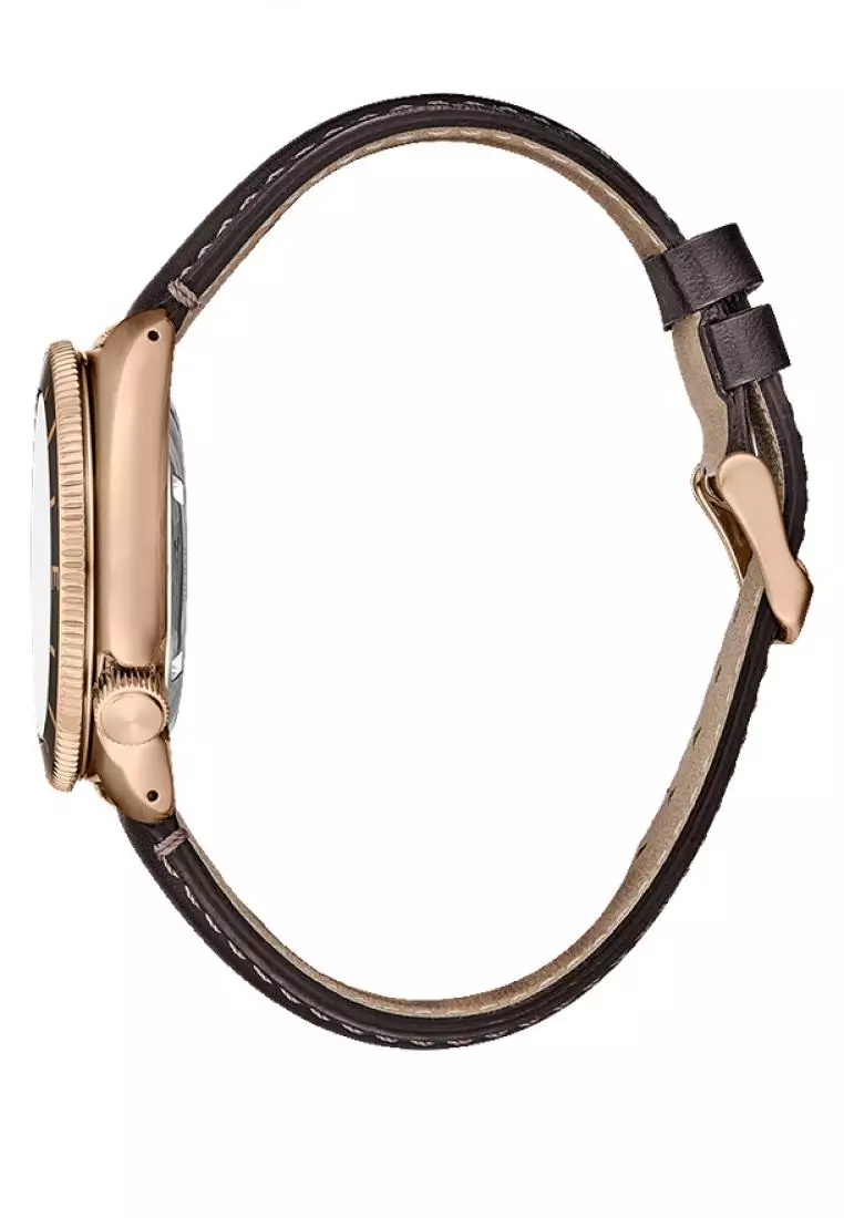 Jam Tangan Pria Seiko Prospex Land Tortoise Original Garansi Resmi SRPG18 SRPG18K1 Strap Brown Dial Brown Calfskin Automatic 200M