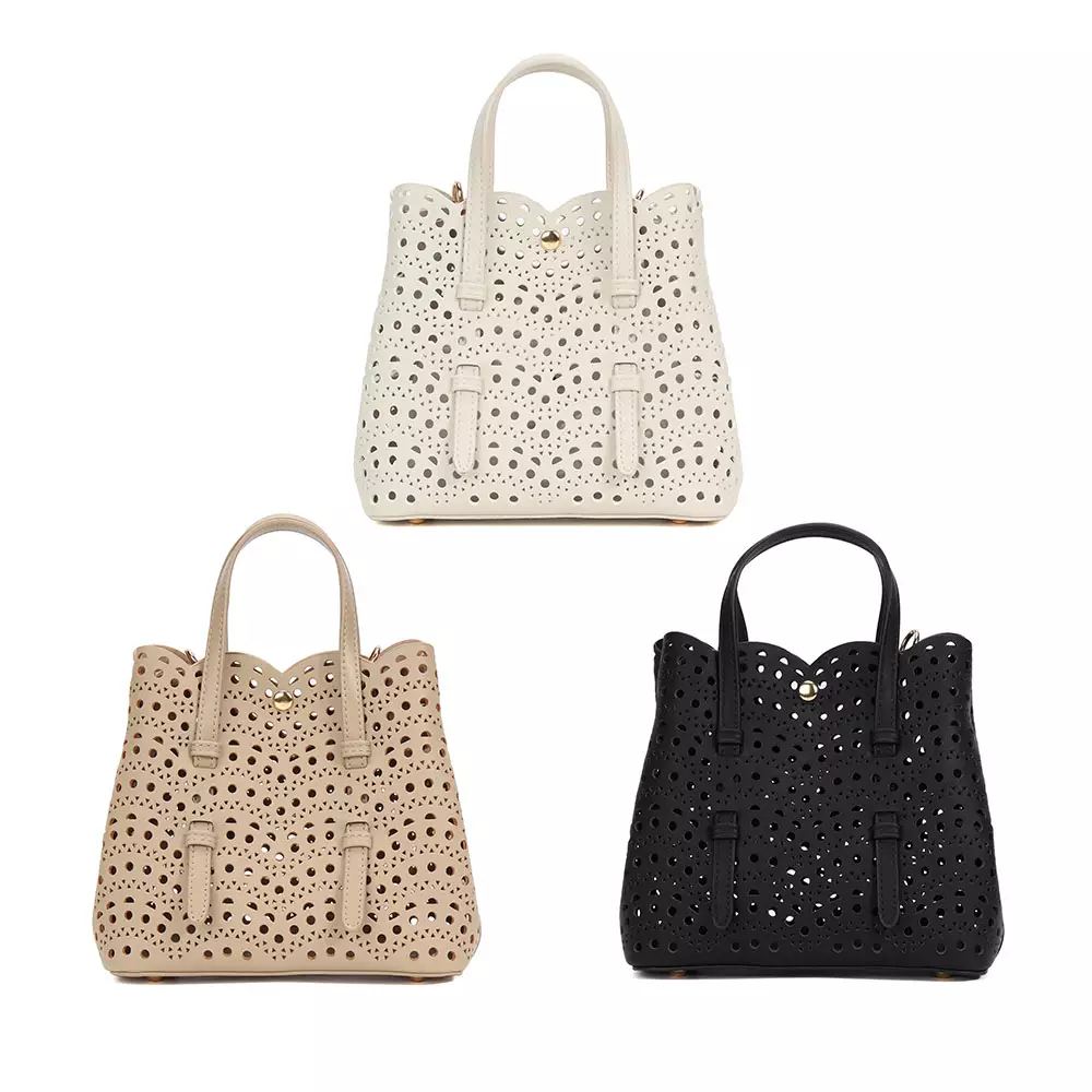 En-ji Sosan Handbag Wanita Warna Black