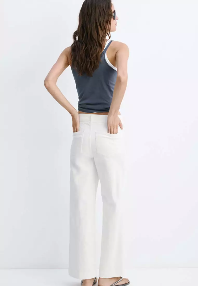 High-Waisted Wide Leg Jeans