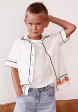 Vanilla/Orange Embroidery