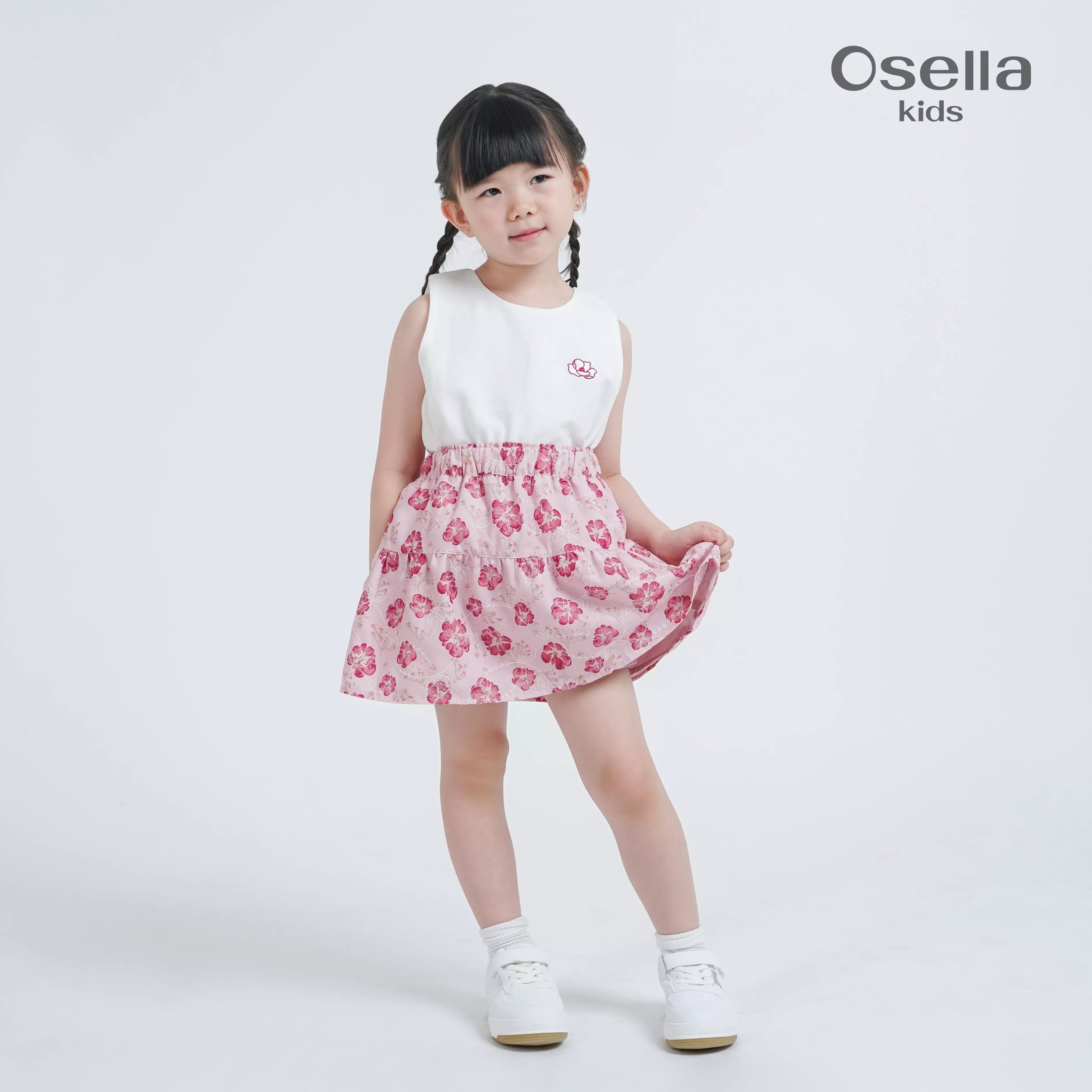Osella Kids Bloosom Skirt 2386600113 | Rok Pendek Anak Perempuan