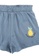 FOX Kids & Baby blue Printed Knit Shorts EA8D5KAC75FA9CGS_3
