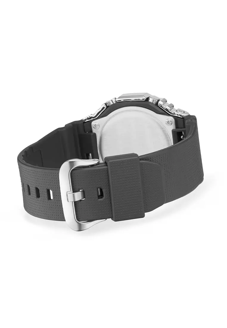 Casio G-SHOCK G-Steel GBM-2100-1A Jam Tangan Analog Digital Pria - Black Dial Black Resin Band