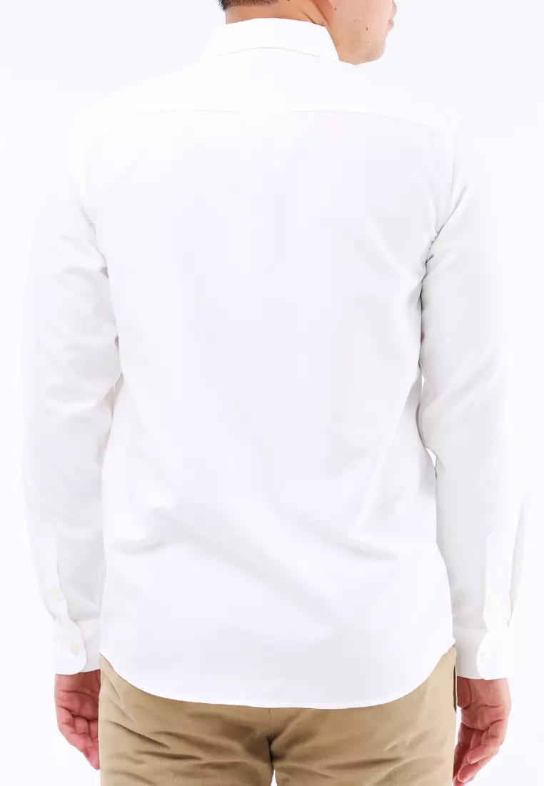 Woven Polo Long Sleeve