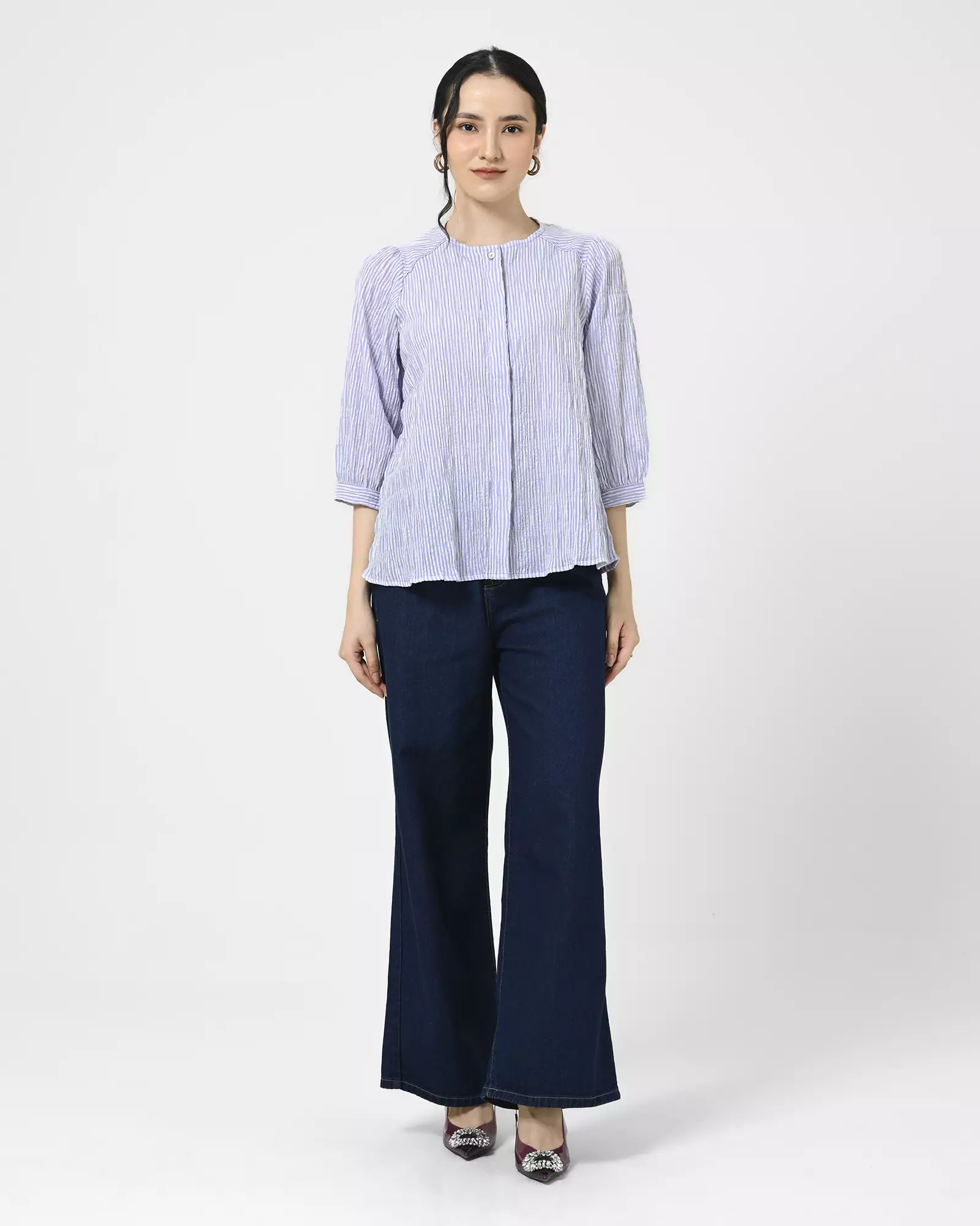 Geulis.id DILINA BLOUSE - Lilac