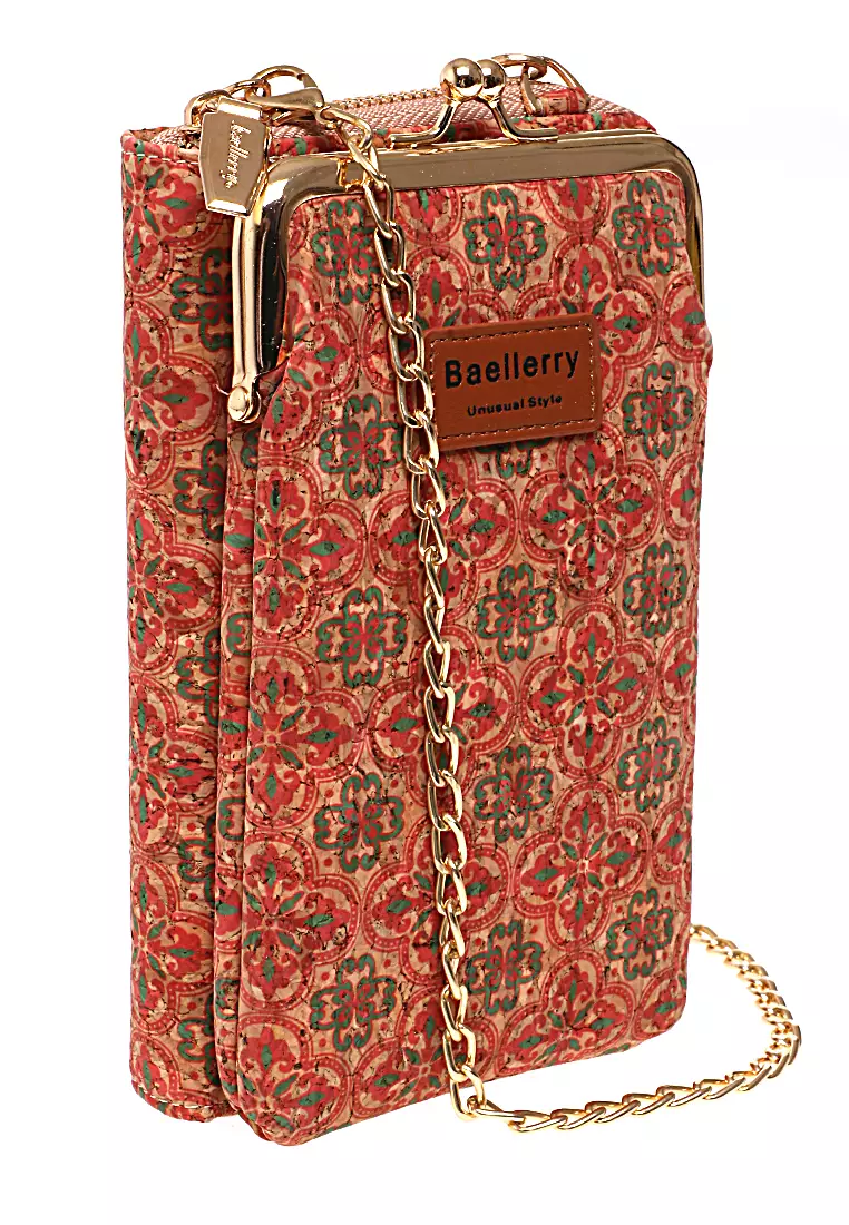 Sling Bag Tas Selempang Wanita Dompet Multifungsi Uniqe Design Material Kulit Leather ORIGINAL