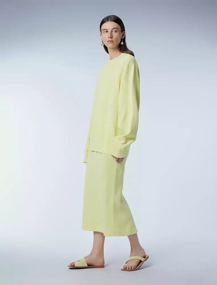   Long Sleeve Pullover Knit Sweater