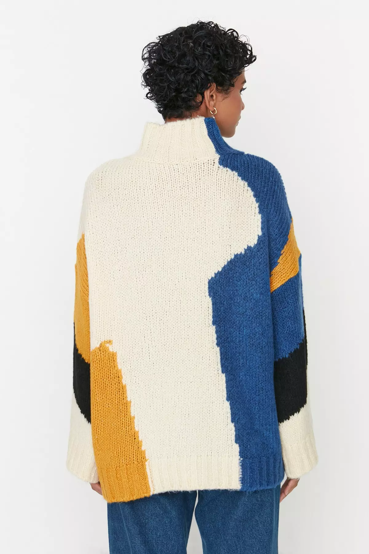 Buy Trendyol Color Block Knitwear Sweater 2025 Online ZALORA