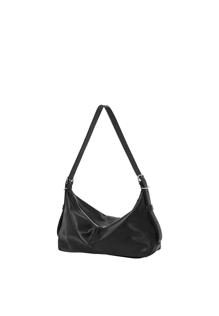 ALLEGRA Demi Hobo Bag - Black