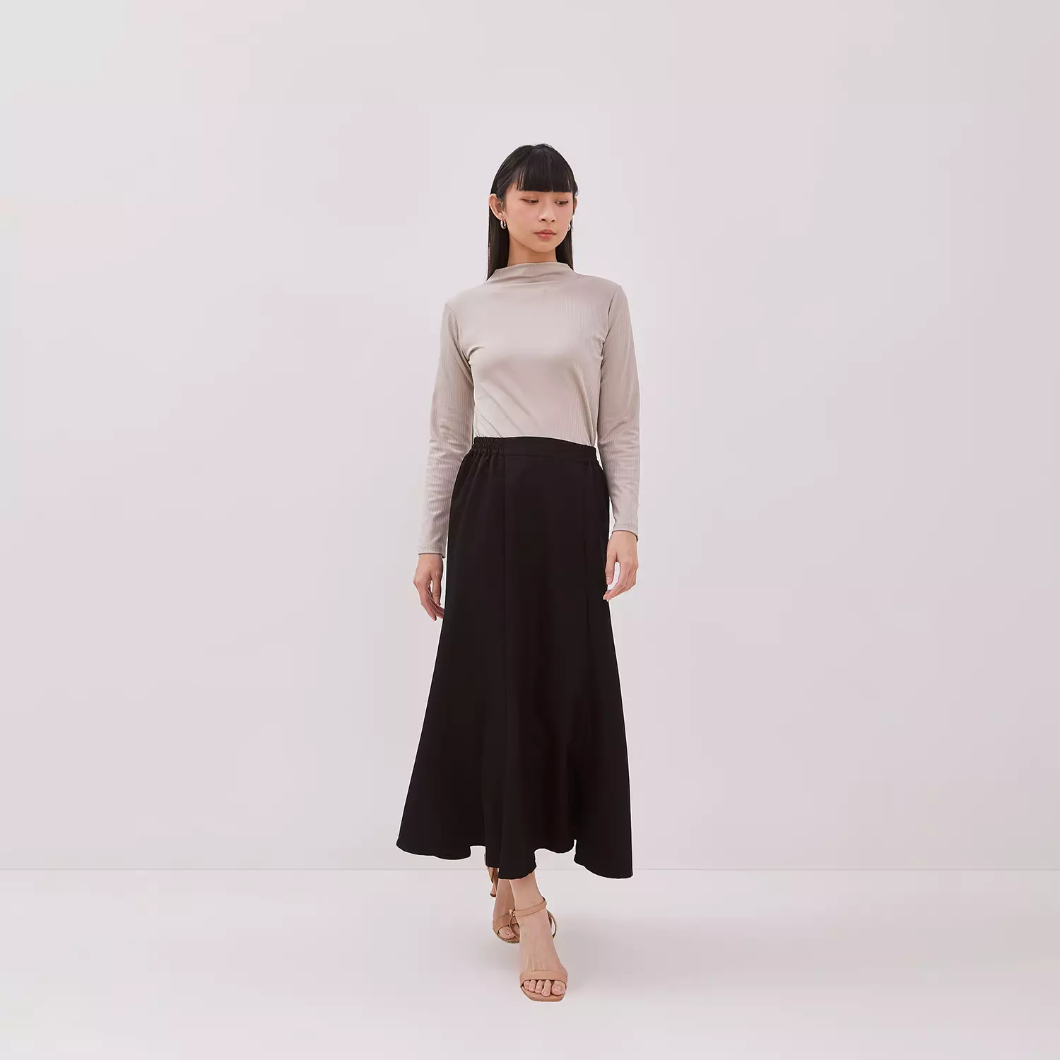 DUST Rok Mermaid Amarina Hitam (D. 21132)