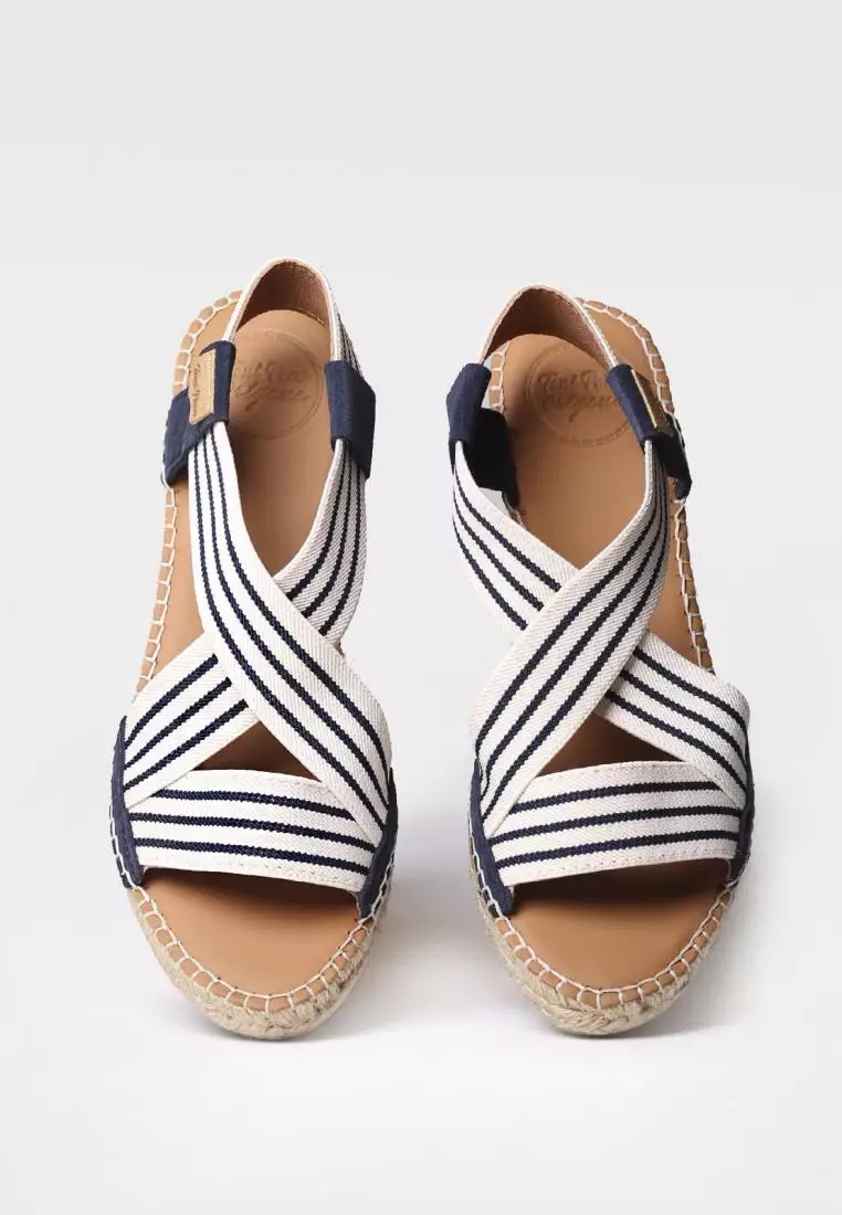 Buy TONI PONS TONI PONS TINA SANDAL TEXTILE ECRU-NAVY Online