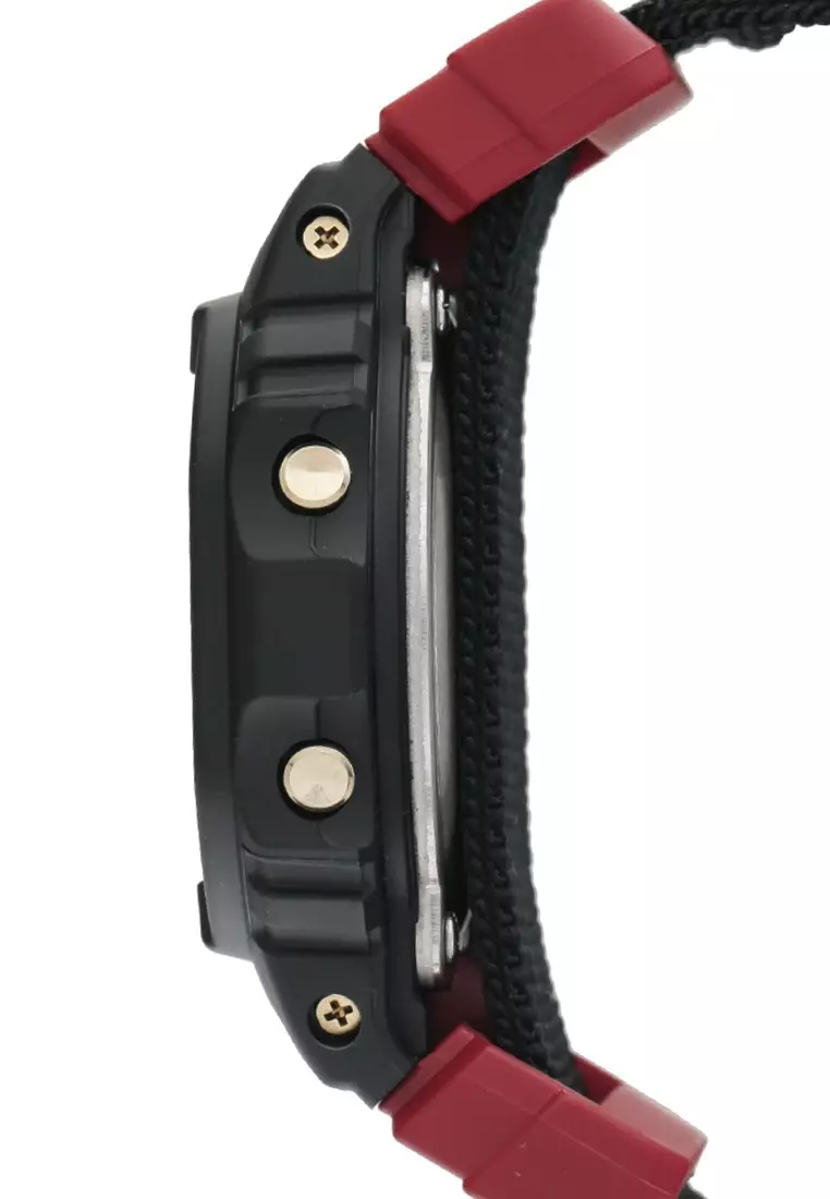 Casio G-SHOCK Jam Tangan Pria - Black Red - Resin - DW-5600THC-1DR