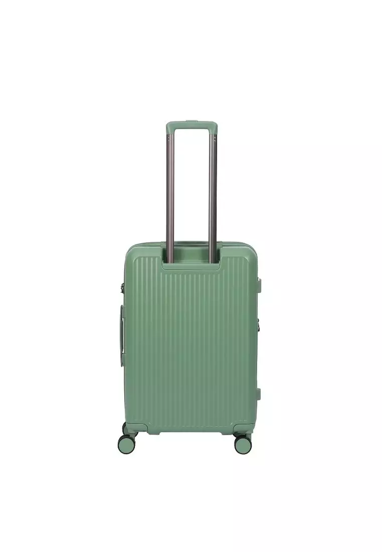 Crossing VIVE Polycarbonate Expandable Medium Luggage V2 - Sage Green