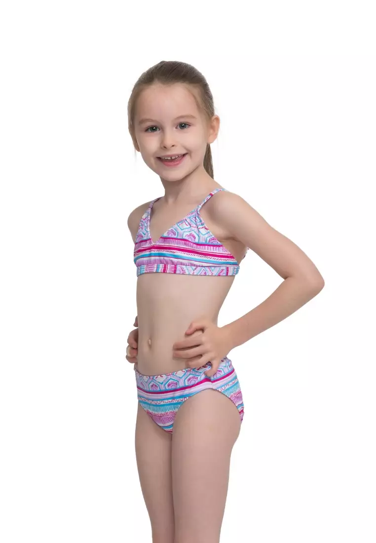 Spring Blossom Girl 3-piece Bikini Rash Guard Set