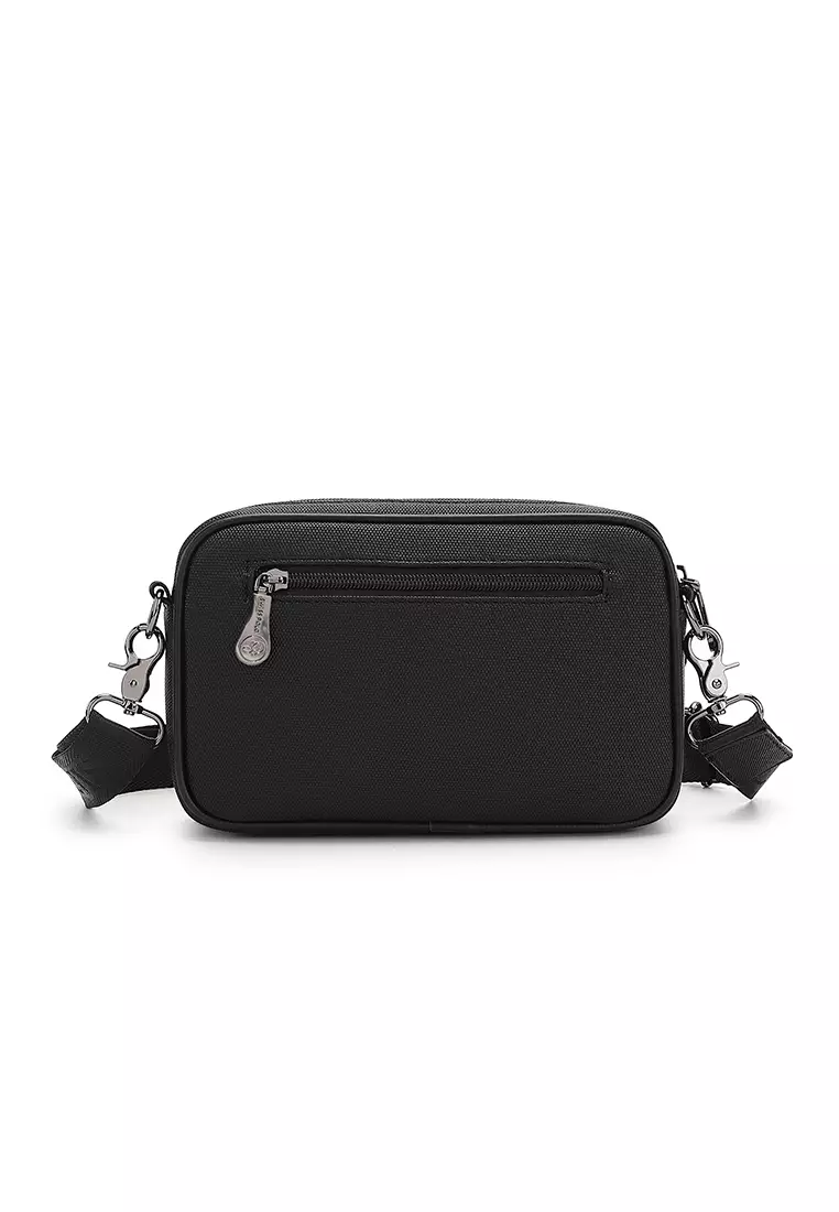 Men's Sling Bag / Crossbody Bag - Black