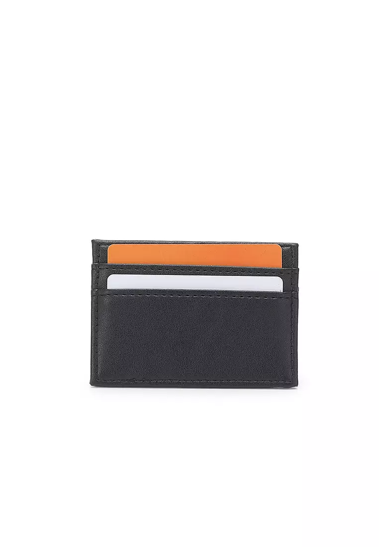 Women's 2 in 1 Purse/Wallet With Coin Compartment (Dompet Wanita 2 in 1 dengan Kompartmen Koin) - Hitam