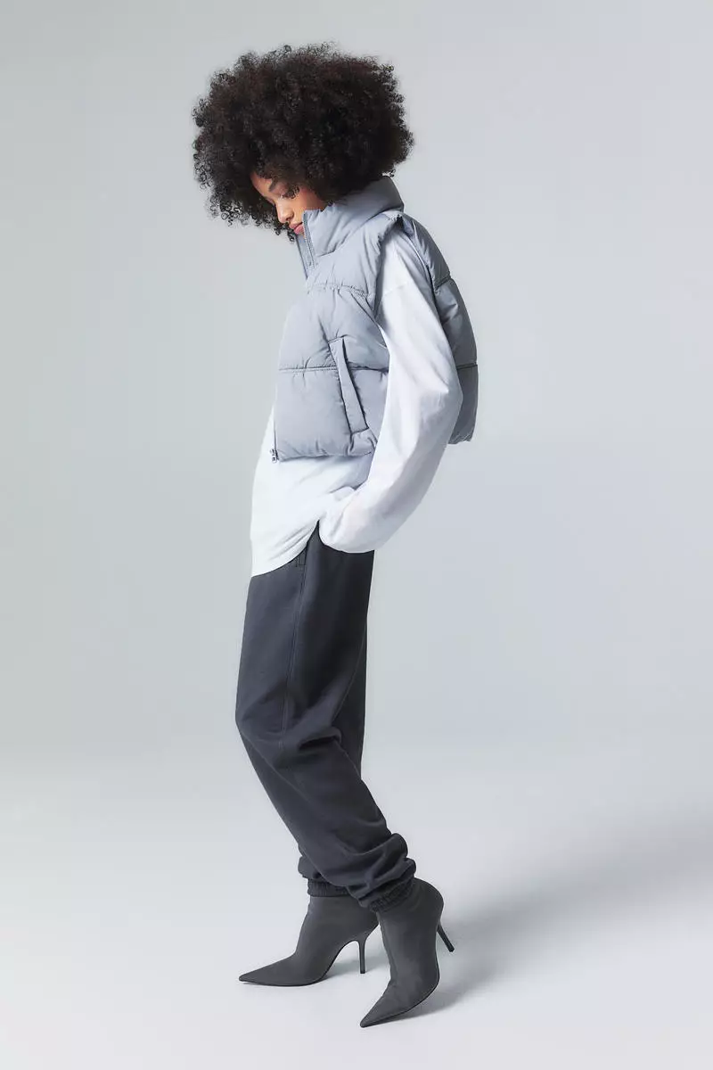 High-waisted joggers