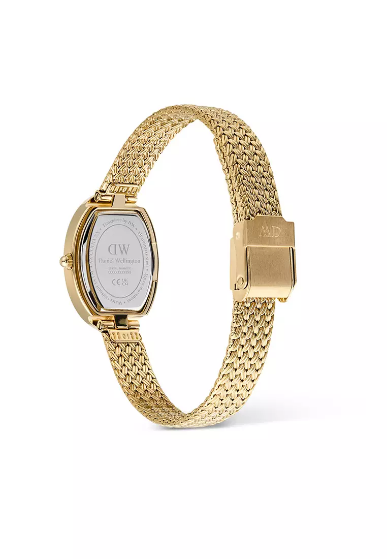 Juliette Braided Mesh White Silver Sunray Gold Women Watch stainless steel watch DW Official Authentic Original