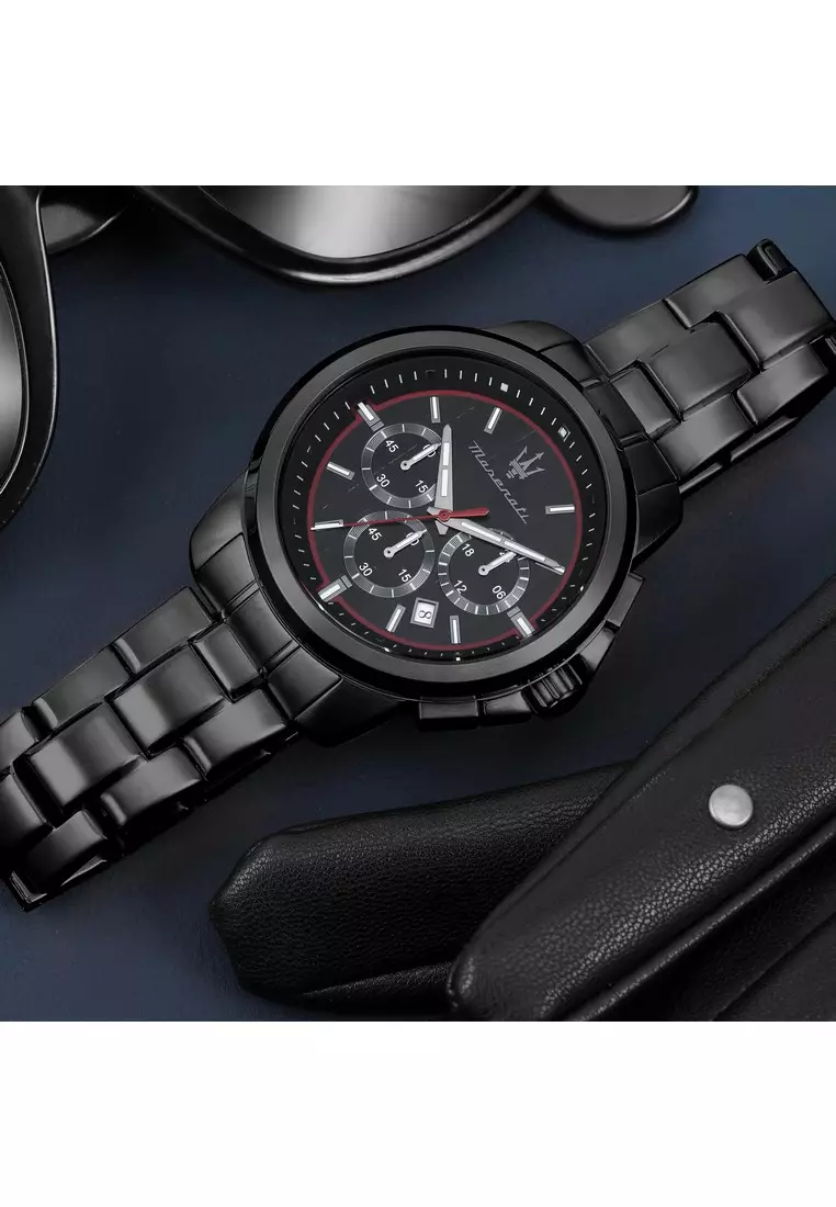 【Online Exclusive】Maserati Successo -  44mm Men's Quartz Watch R8873621027 Japan Movement