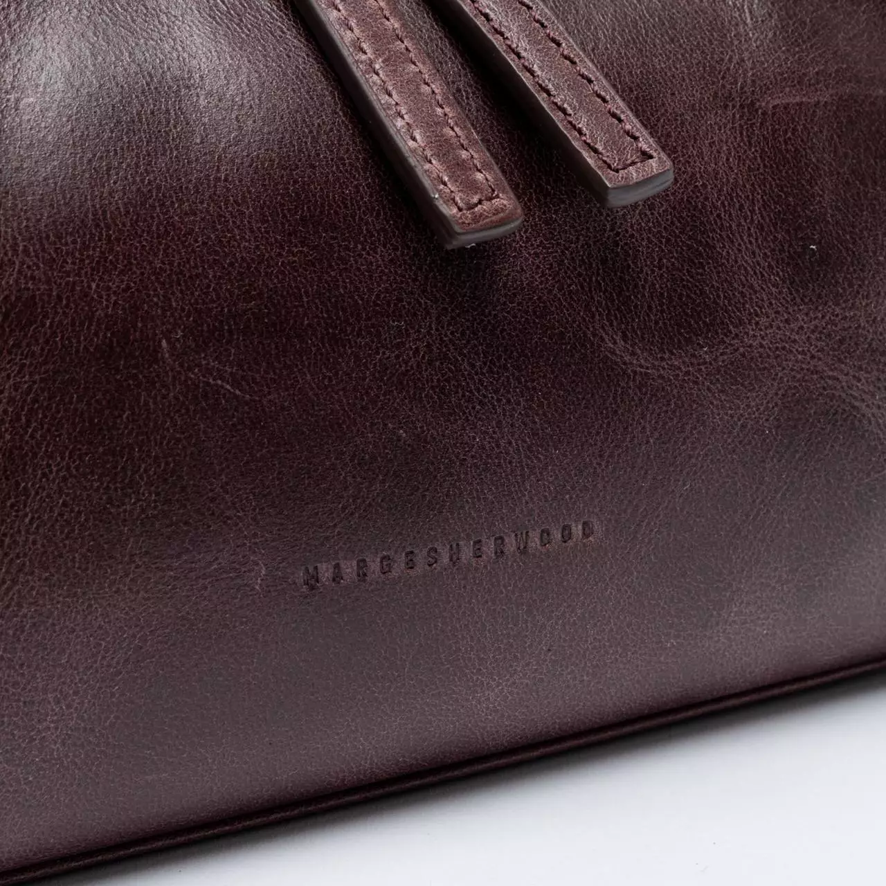 Hobo Mini Shoulder Bag Wine Pull-Up