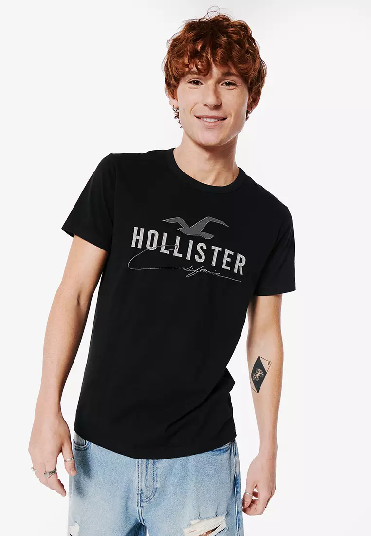 Hollister Applique Logo Graphic Tee 2023 Buy Hollister Online