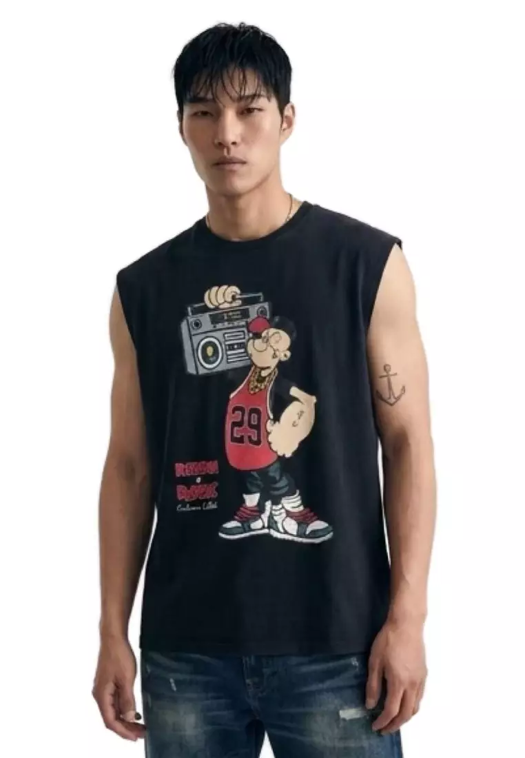 Buy REASON NYC Streetwear - REASON X Popeye Exclusive Collab Sleeveless ...