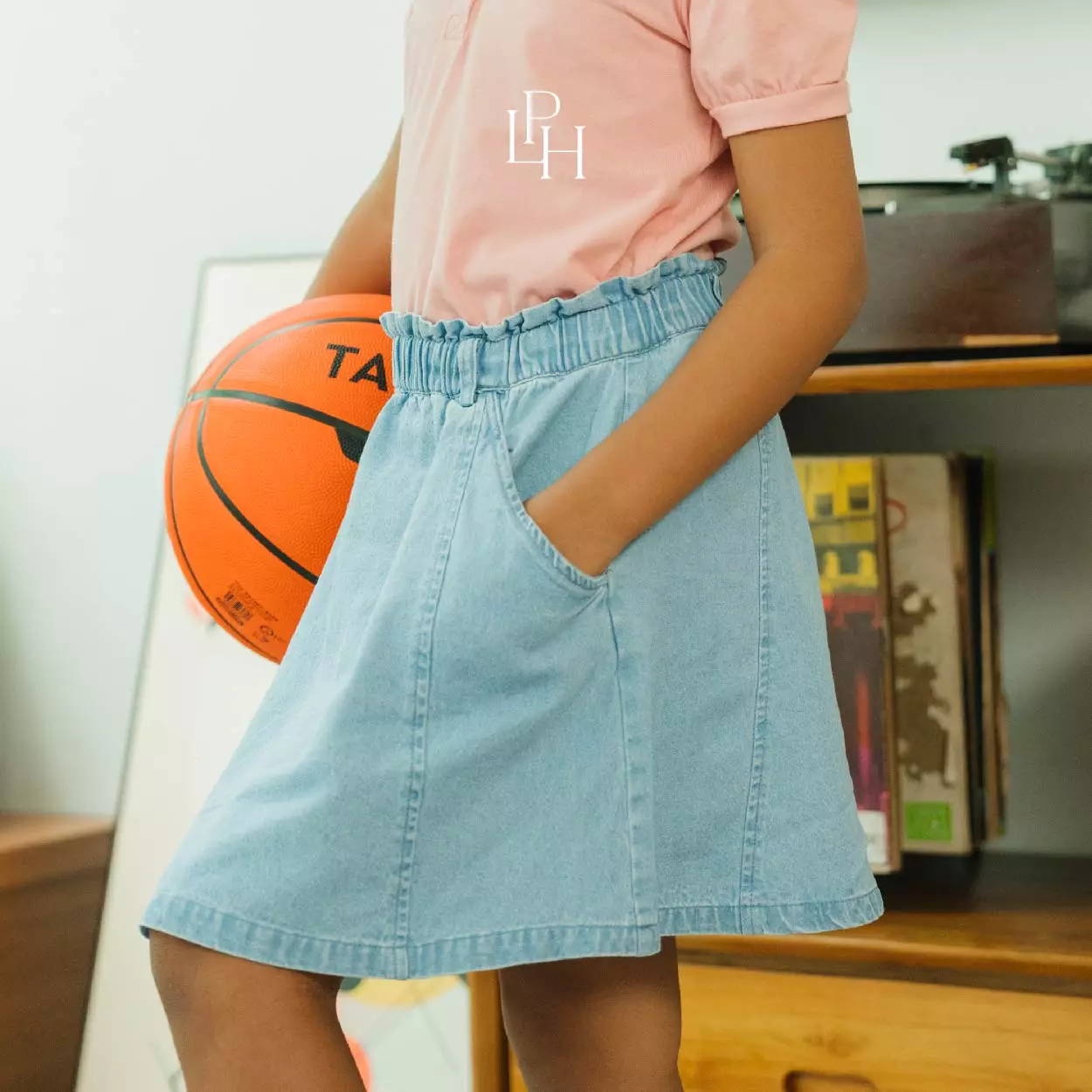 Little Palmerhaus - Abby Denim Skirt (Rok Jeans Anak) LightBlue