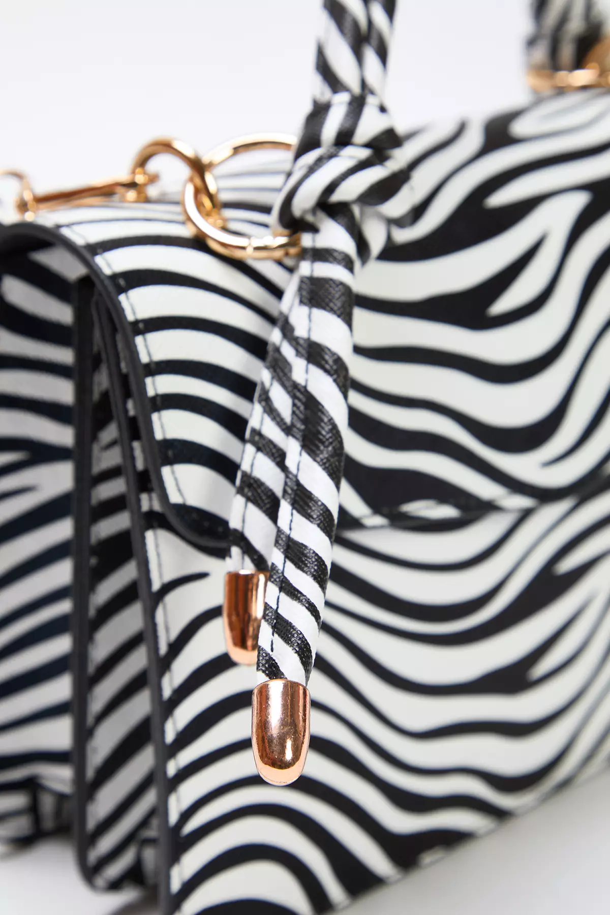 Buy Trendyol Multi Color Zebra Pattern Cross Strap Mini City