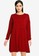 Noisy May red Kerry Long Sleeve Dress 8EE79AAC77F793GS_1