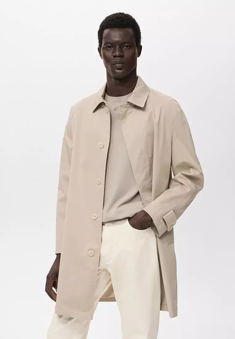 Classic Water-Repellent Trench Coat