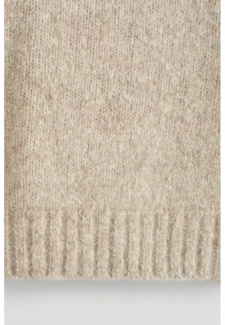 KNITTED ALPACA-BLEND T-SHIRT