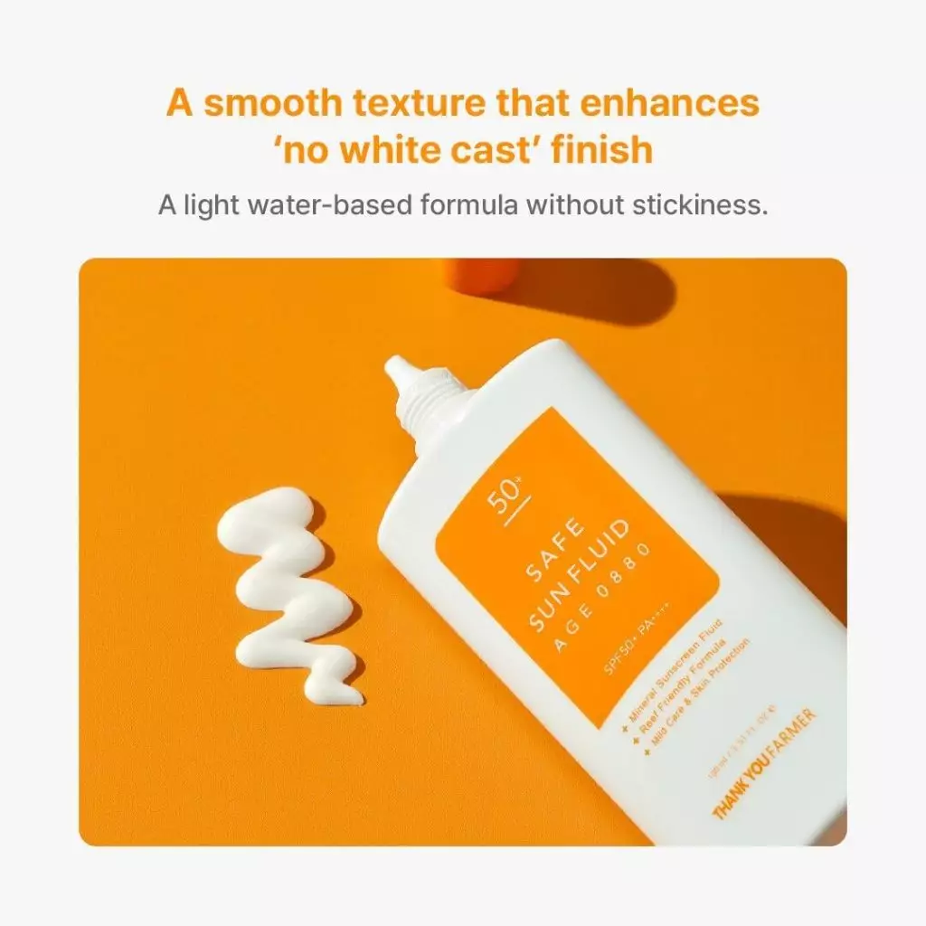 Thank You Farmer Safe Sun Fluid Age 0880 SPF50+ 100ml