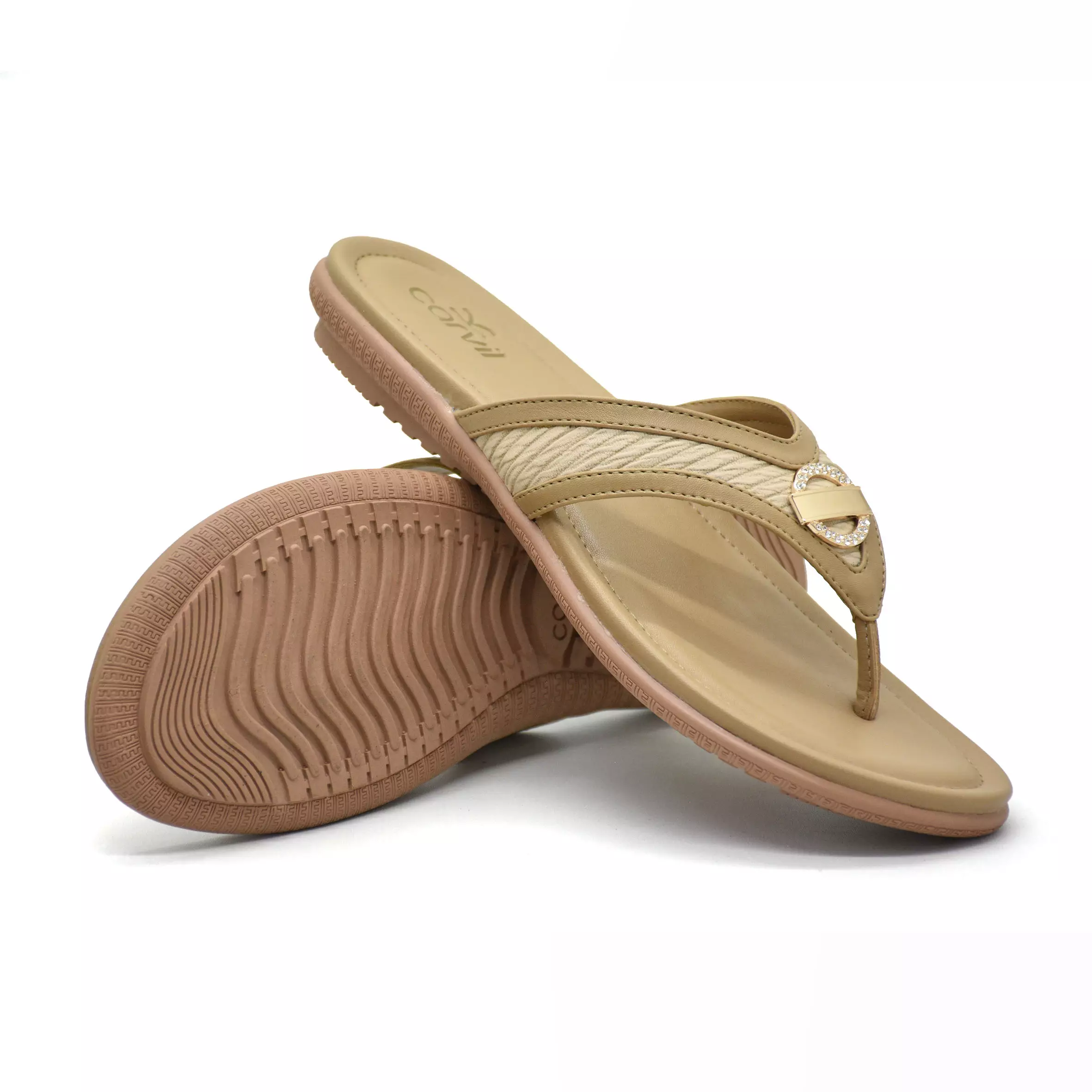 Carvil Sandal Wanita Vichi-01 L Khaki