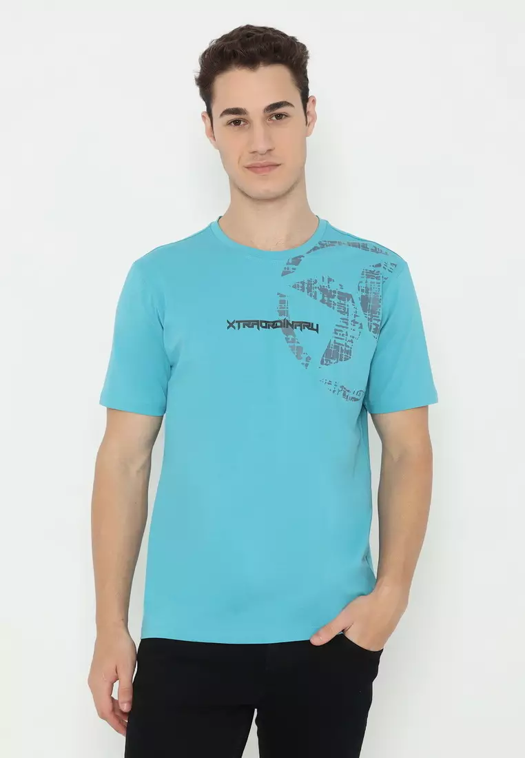 XTRAORDINARY T-Shirt Cotton Spandex Pria 48064