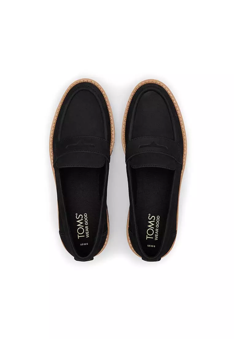 Women Cara Black/Black Leather Shoes