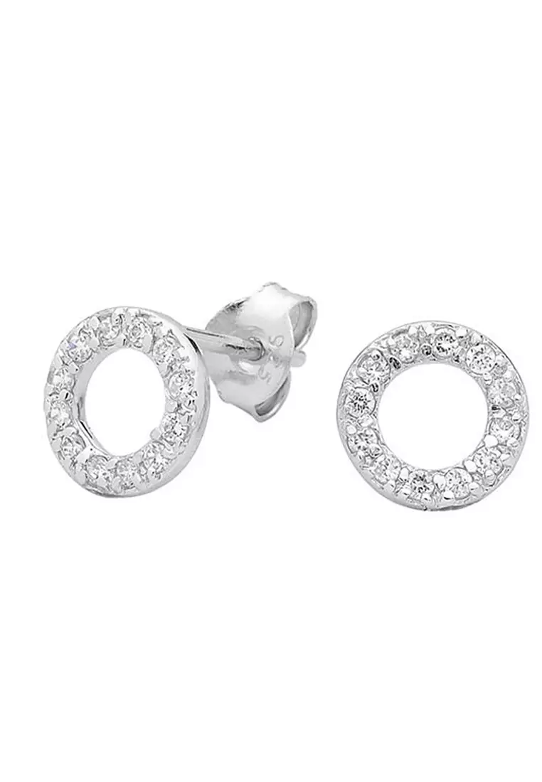 Cz hot sale diamond earrings