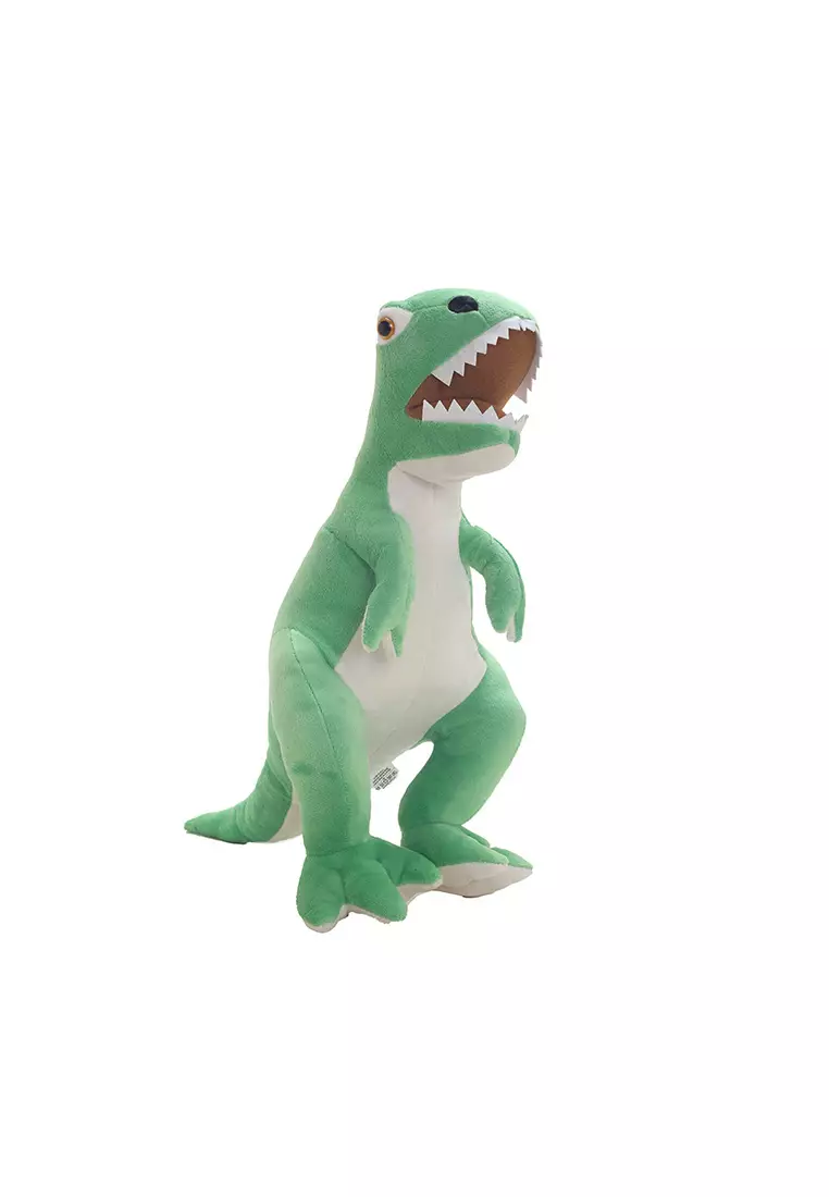 Boneka Binatang Animal Plush Dinosaurus T-Rex Hijau 15x36 cm