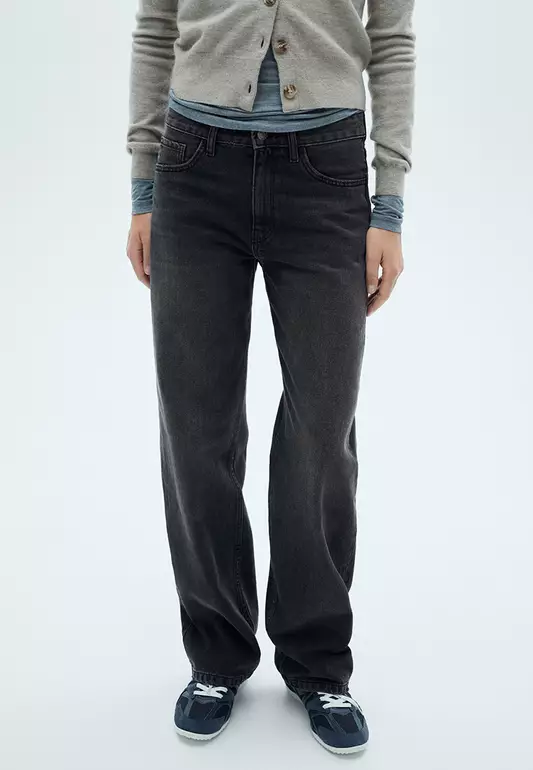 Miami Medium-Rise Straight-Fit Jeans