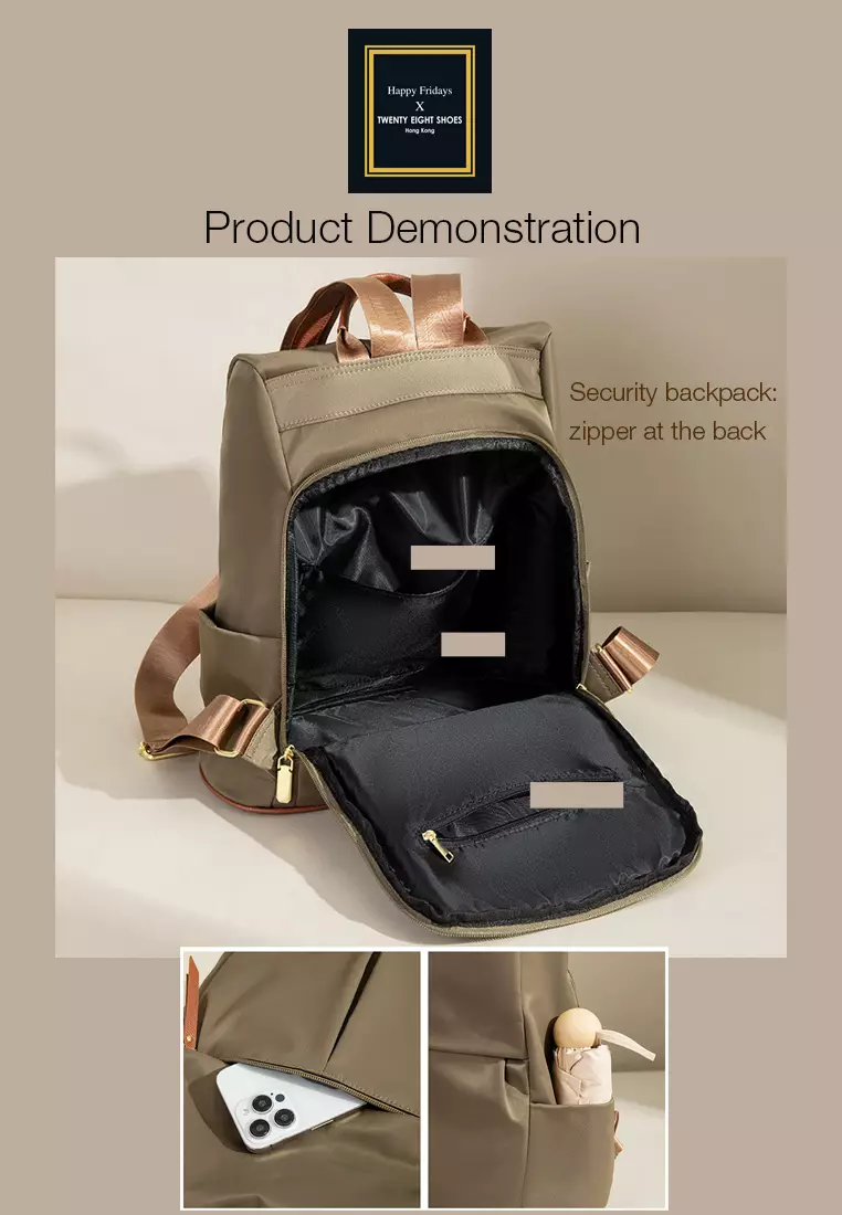 Multi Purpose Nylon Oxford Security Backpack JW CL-9187