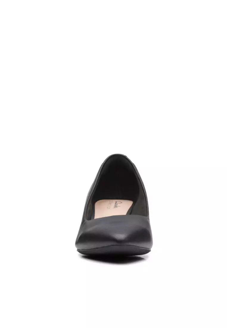 Buy Clarks CLARKS Teresa Step Black Leather Womens Dress Shoes