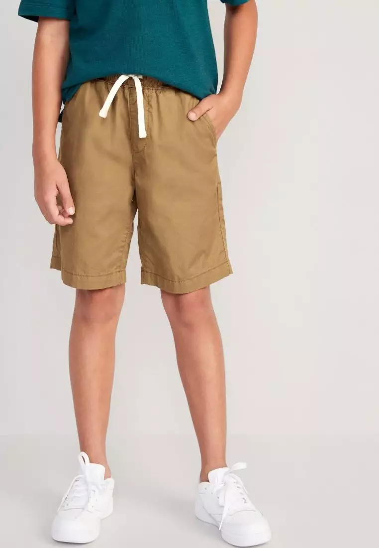 Old Navy Built-In Flex Twill Straight Uniform Shorts For Boys S(8)