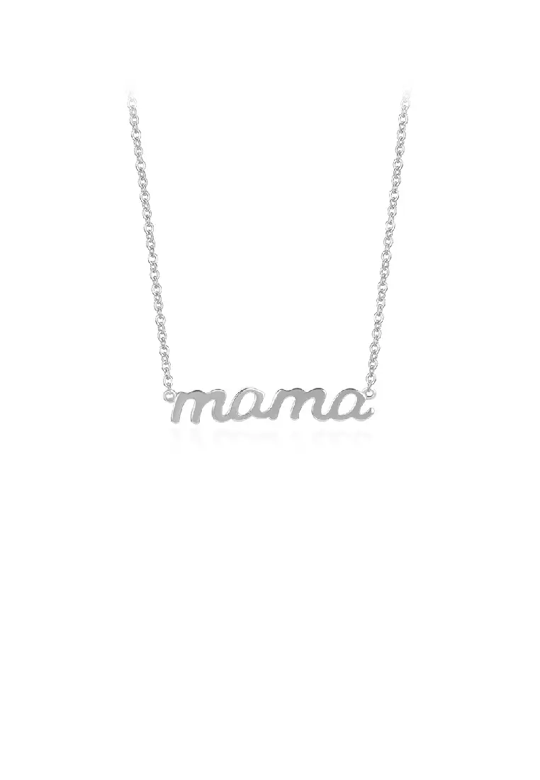 Buy Mooclife 925 Sterling Silver Fashion Simple Alphabet Mama