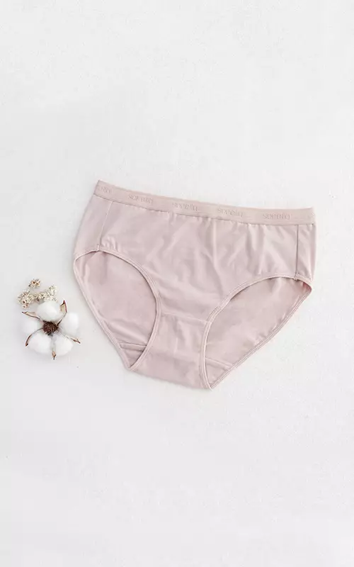 Sorella Panty Cotton 40'S Midi N20-73288 - Maroon Brown