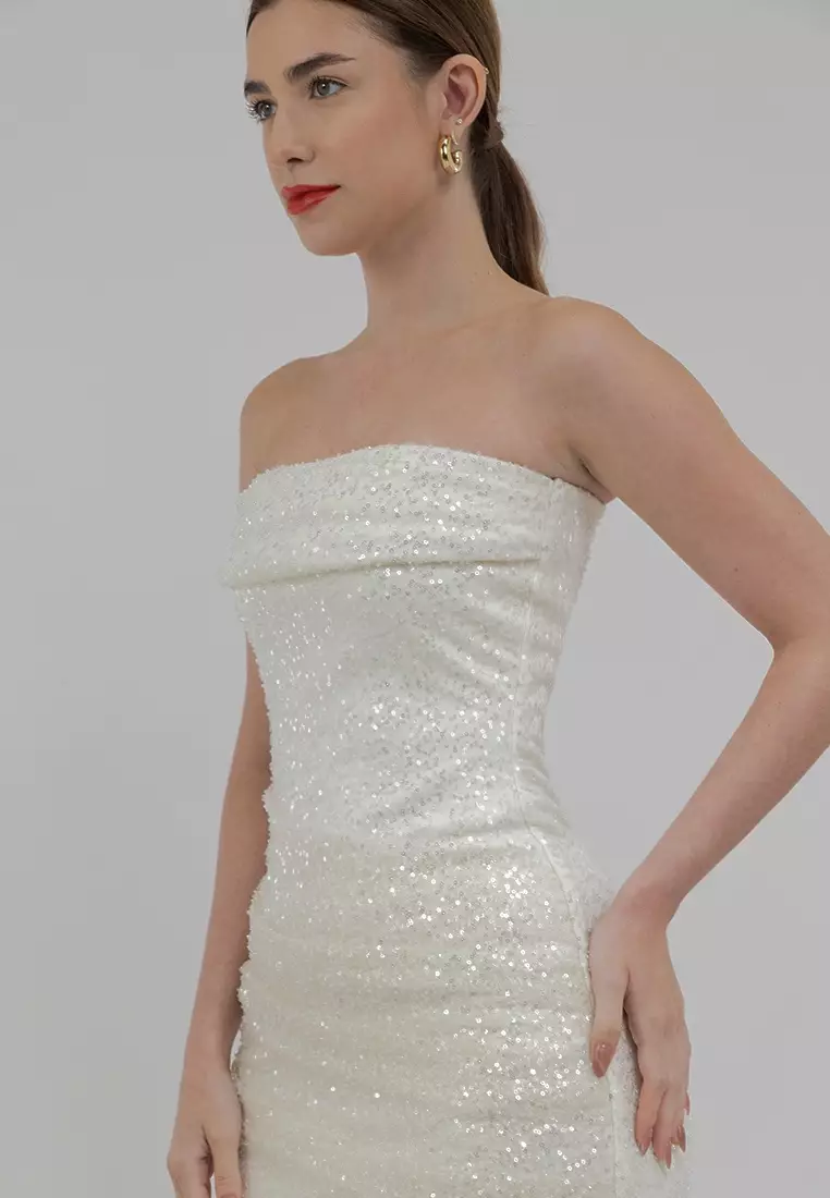 Valeria Beaded Mini Dress
