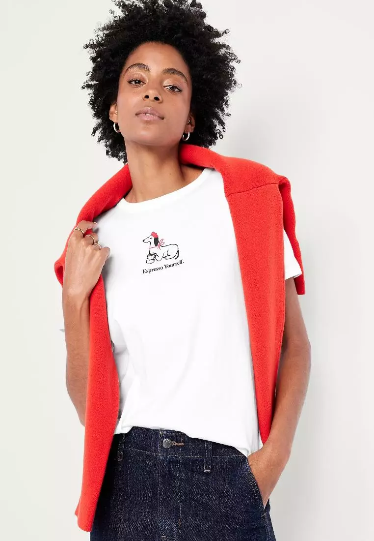 EveryWear Crew-Neck Graphic T-Shirt