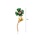 Glamorousky white Simple and Fashion Plated Gold Green Four-leaf Clover Brooch with Cubic Zirconia 39FB7ACC3ACB02GS_2